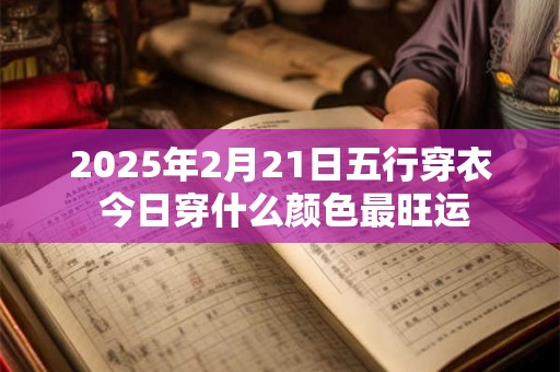 2025年2月21日五行穿衣 今日穿什么颜色最旺运