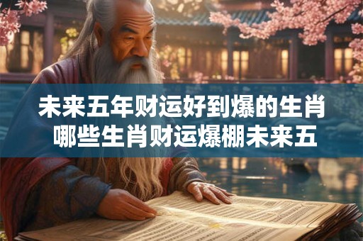 未来五年财运好到爆的生肖 哪些生肖财运爆棚未来五年收入惊人