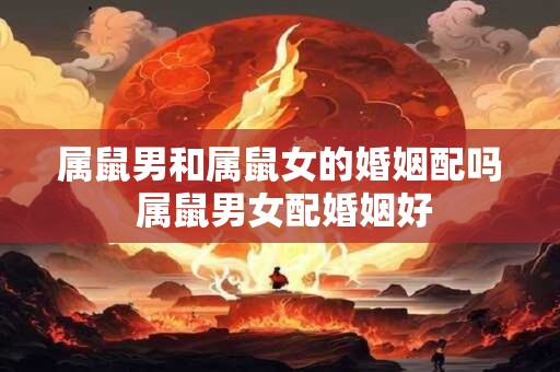 属鼠男和属鼠女的婚姻配吗 属鼠男女配婚姻好 属鼠男和属鼠女的婚姻配吗 属鼠男女配婚姻好