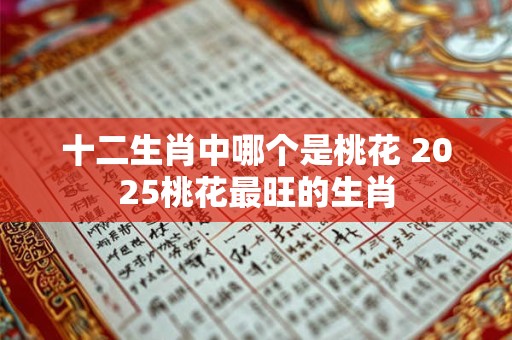 十二生肖中哪个是桃花 2026桃花最旺的生肖 十二生肖中哪个是桃花 2026桃花最旺的生肖