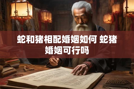蛇和猪相配婚姻如何 蛇猪婚姻可行吗