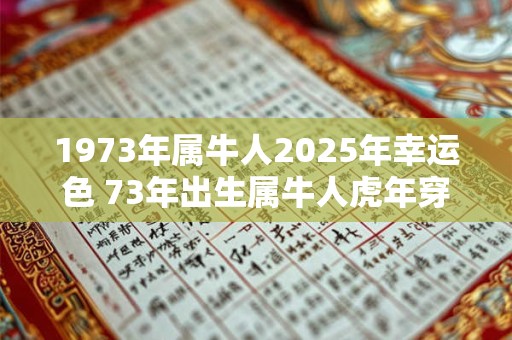 1973年属牛人2025年幸运色 73年出生属牛人虎年穿什么颜色衣服好 1973年属牛人2025年幸运色 73年出生属牛人虎年穿什么颜色衣服好