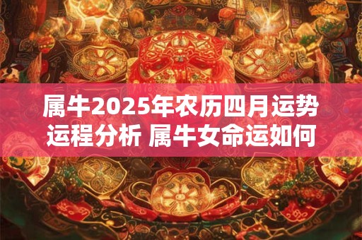 属牛2025年农历四月运势运程分析 属牛女命运如何