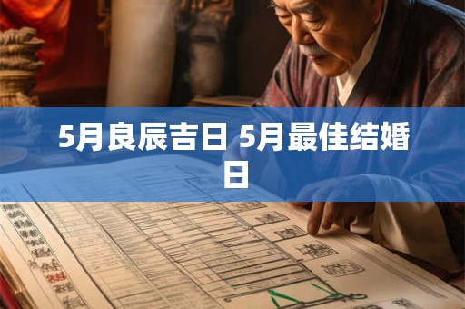 5月良辰吉日 5月最佳结婚日