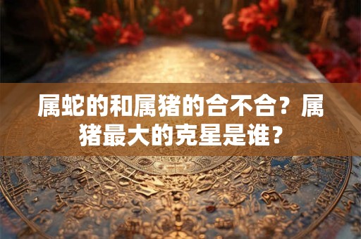 属蛇的和属猪的合不合？属猪最大的克星是谁？