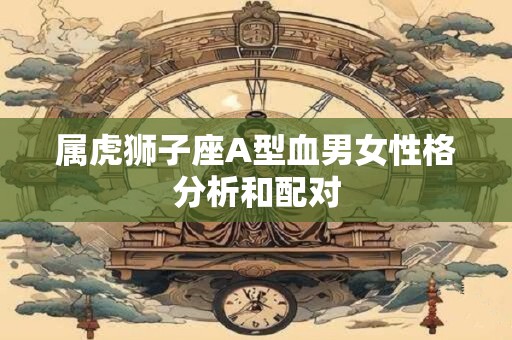 属虎狮子座A型血男女性格分析和配对