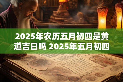 2025年农历五月初四是黄道吉日吗 2025年五月初四黄道吉日吗