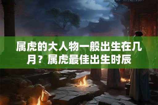 属虎的大人物一般出生在几月？属虎最佳出生时辰