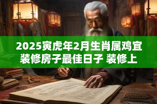2026寅虎年2月生肖属鸡宜装修房子最佳日子 装修上等吉日 2026寅虎年2月生肖属鸡宜装修房子最佳日子 装修上等吉日