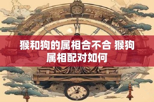 猴和狗的属相合不合 猴狗属相配对如何
