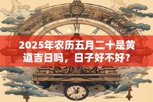 2025年农历五月二十是黄道吉日吗，日子好不好？