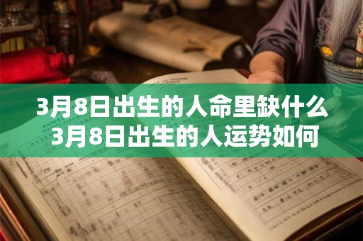 3月8日出生的人命里缺什么 3月8日出生的人运势如何