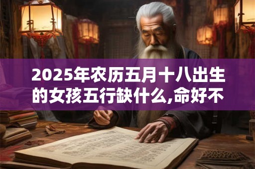2025年农历五月十八出生的女孩五行缺什么,命好不好？