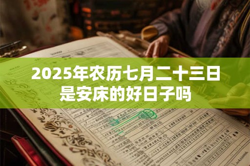 2025年农历七月二十三日是安床的好日子吗