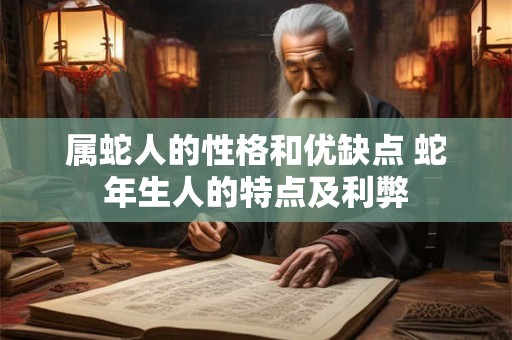 属蛇人的性格和优缺点 蛇年生人的特点及利弊
