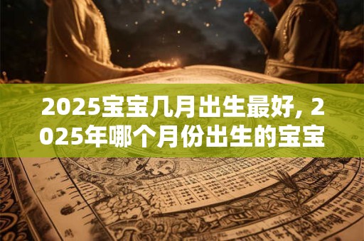 2025宝宝几月出生最好, 2025年哪个月份出生的宝宝最好