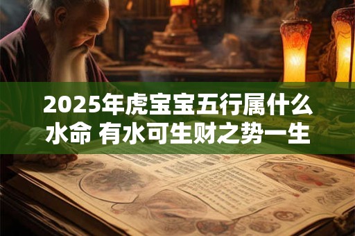 2025年虎宝宝五行属什么水命 有水可生财之势一生财源广进