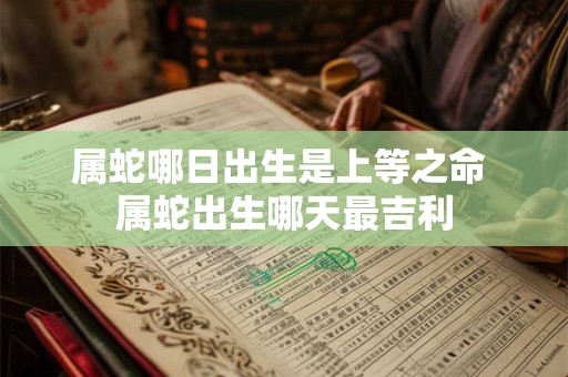 属蛇哪日出生是上等之命 属蛇出生哪天最吉利