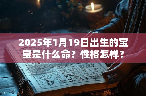 2025年1月19日出生的宝宝是什么命？性格怎样？