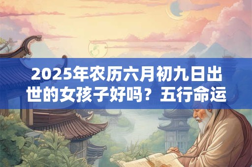 2025年农历六月初九日出世的女孩子好吗？五行命运怎么样