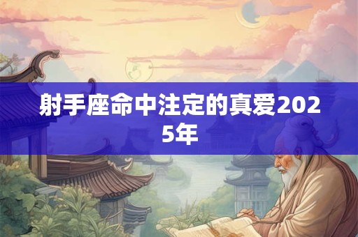 射手座命中注定的真爱2025年