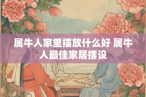 属牛人家里摆放什么好 属牛人最佳家居摆设