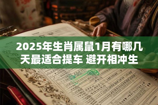 2025年生肖属鼠1月有哪几天最适合提车 避开相冲生肖