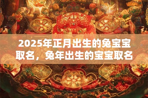 2025年正月出生的兔宝宝取名，兔年出生的宝宝取名注意事项