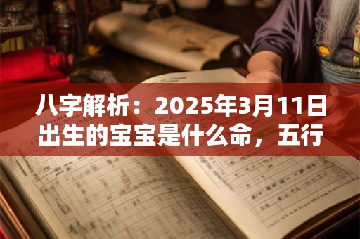八字解析：2025年3月11日出生的宝宝是什么命，五行缺什么