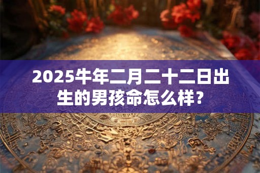 2025牛年二月二十二日出生的男孩命怎么样？