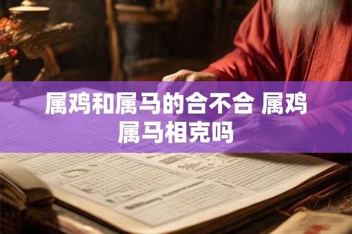 属鸡和属马的合不合 属鸡属马相克吗