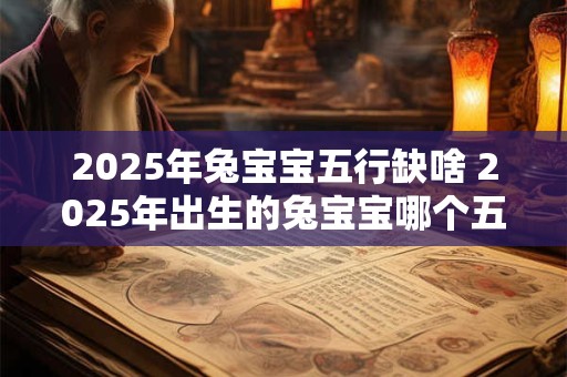 2025年兔宝宝五行缺啥 2025年出生的兔宝宝哪个五行属性是缺乏的