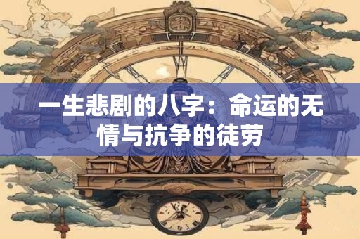 一生悲剧的八字：命运的无情与抗争的徒劳