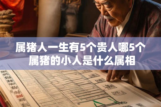 属猪人一生有5个贵人哪5个 属猪的小人是什么属相