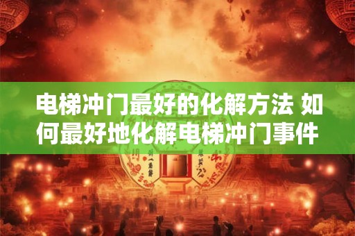 电梯冲门最好的化解方法 如何最好地化解电梯冲门事件