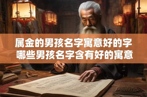 属金的男孩名字寓意好的字 哪些男孩名字含有好的寓意并属金属性