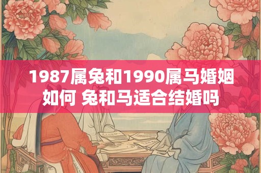 1987属兔和1990属马婚姻如何 兔和马适合结婚吗