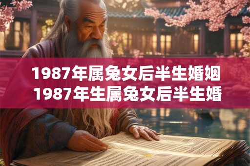 1987年属兔女后半生婚姻 1987年生属兔女后半生婚姻命运如何