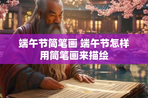 端午节简笔画 端午节怎样用简笔画来描绘