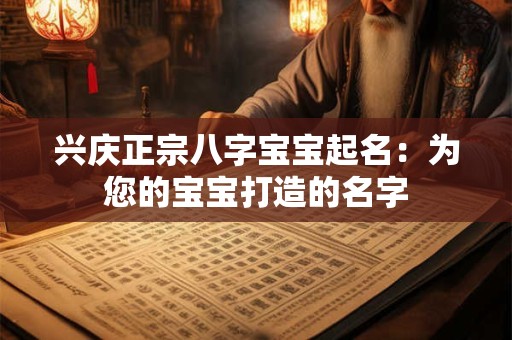 兴庆正宗八字宝宝起名：为您的宝宝打造的名字