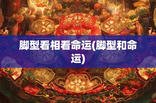 脚型看相看命运(脚型和命运)