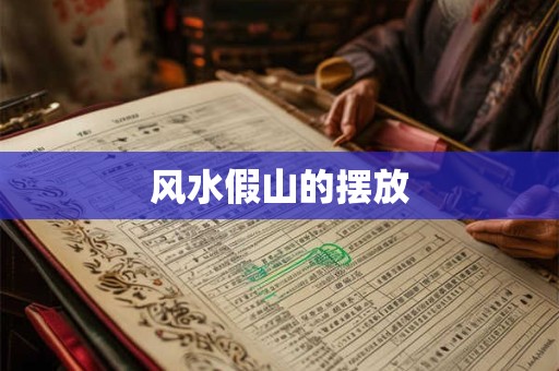 风水假山的摆放