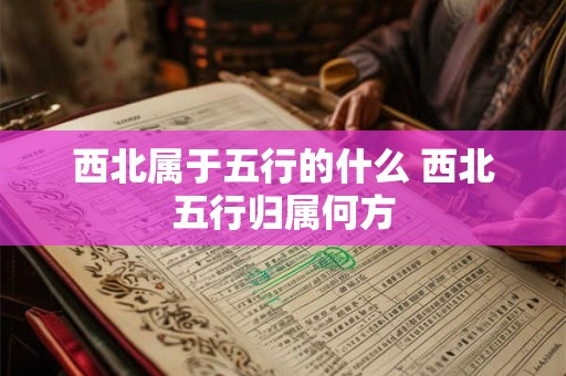 西北属于五行的什么 西北五行归属何方