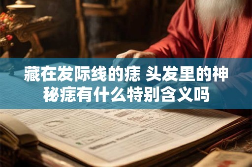 藏在发际线的痣 头发里的神秘痣有什么特别含义吗