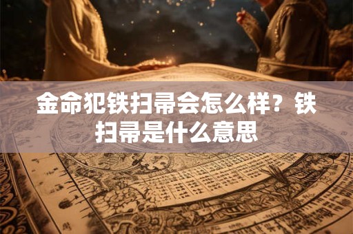 金命犯铁扫帚会怎么样？铁扫帚是什么意思