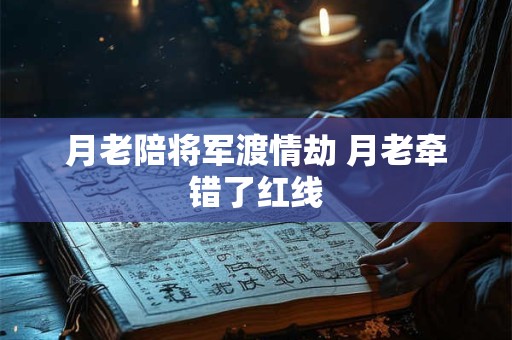 月老陪将军渡情劫 月老牵错了红线