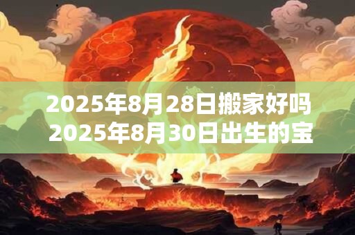 2025年8月28日搬家好吗 2025年8月30日出生的宝宝