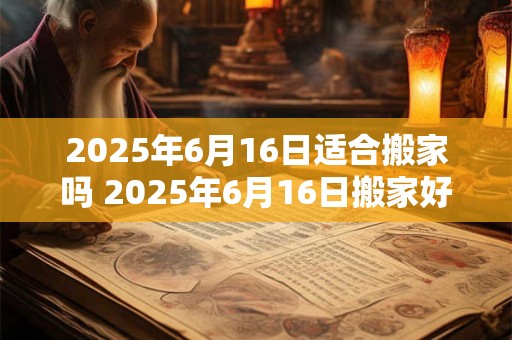 2025年6月16日适合搬家吗 2025年6月16日搬家好吗