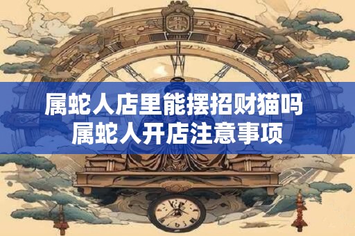 属蛇人店里能摆招财猫吗 属蛇人开店注意事项