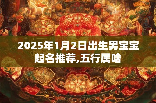 2025年1月2日出生男宝宝起名推荐,五行属啥